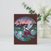 Libellen en Fairy Briefkaart (Staand voorkant)