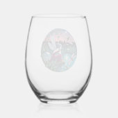 Libellen en Fairy Wijnglas Zonder Voet (Achterkant)