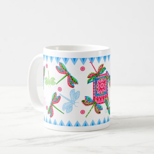 Libellen en lelies Mok 2 (Voorkant links)