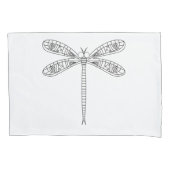 Libellen en Lelies Stof Schilderen Kussensloop (Voorkant)