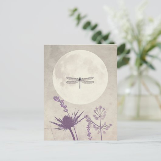Libellen en Natuur Briefkaart (Staand voorkant)