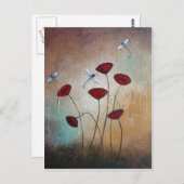 libellen en oppies briefkaart (Voorkant / Achterkant)