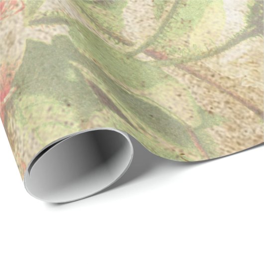 libellen en Rozen ontkoppelen P Cadeaupapier (Rol Hoek)