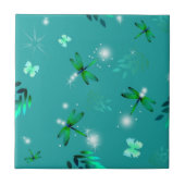 Libellen en Vlinders Tegels Tegeltje (Voorkant)