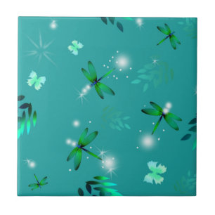 Libellen en Vlinders Tegels Tegeltje