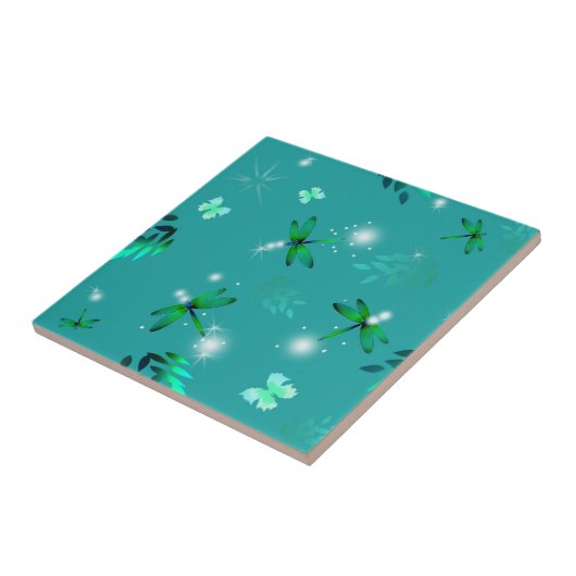 Libellen en Vlinders Tegels Tegeltje (Zijkant)