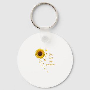 Libellen en Zonnebloem Jij Bent Mijn Zonneschijn Sleutelhanger