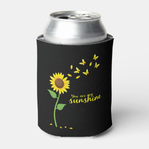 Libellen en zonnebloem You Are My Sunshine (1) Blikjeskoeler