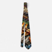Libellen halsband stropdas (Achterkant)