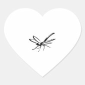 libellen hart sticker (Voorkant)