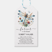 Libellen-herdenkingsfeest-labels Cadeaulabel (Voorkant)