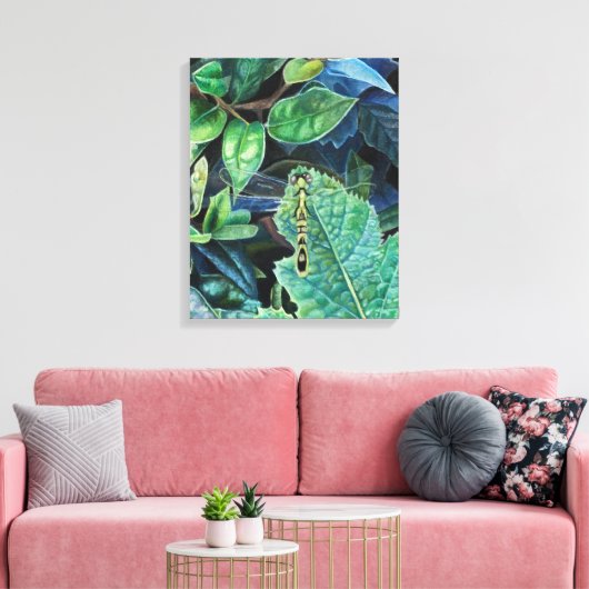 Libellen herinneringen canvas afdruk (Insitu (Woonkamer))