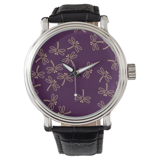 libellen horloge (Voorkant)