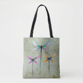  libellen illustratie waterverf tote bag (Voorkant)