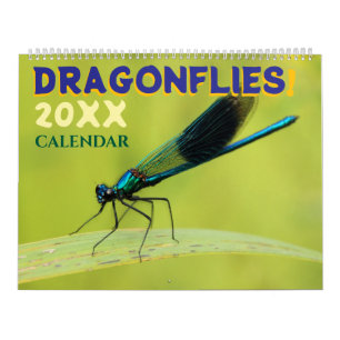 Libellen in Natuur Muur Kalender