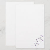 Libellen in vlucht briefpapier (Voorkant / Achterkant)