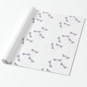 Libellen in vlucht cadeaupapier (Uitgerold)