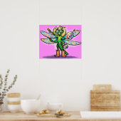 Libellen Kunst Poster (Keuken)