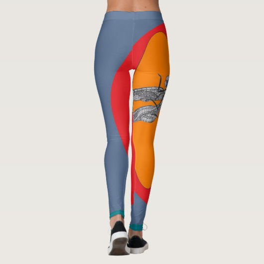 libellen leggings (Achterkant)