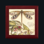 libellen met bladeren en vruchten cadeaudoosje<br><div class="desc">Dragonflies drijven boven bladeren met fruit in dit stuk door Vision Studio. Het trio van insecten mengt verbazingwekkend goed met hun achtergrond,  die deze druk een levensechte kwaliteit geeft. Bestel vandaag uw exemplaar!</div>