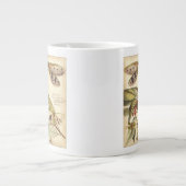 libellen met bladeren en vruchten grote koffiekop (Voorkant)