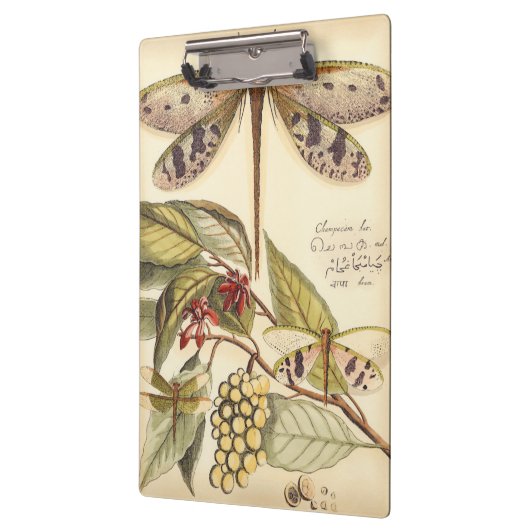 libellen met bladeren en vruchten klembord (Links)