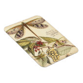 libellen met bladeren en vruchten magneet (Rechterzijde)