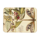 libellen met bladeren en vruchten magneet (Horizontaal)