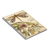 libellen met bladeren en vruchten notitieboek (Rechterzijde)