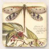 libellen met bladeren en vruchten onderzetter (Voorkant)