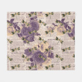 libellen Ontwerp 6 van de Reeks Fleece Deken (Voorkant (Horizontaal))