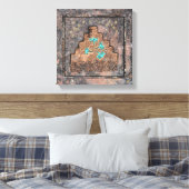 Libellen op de Berg Canvas Afdruk (Insitu (Slaapkamer))