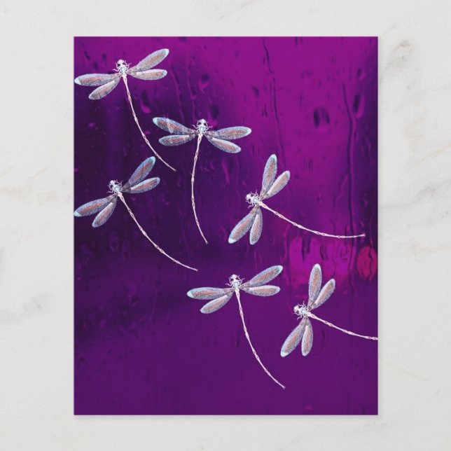 Libellen op water (Voorkant)