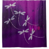 Libellen op water douchegordijn (Voorkant)