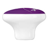 Libellen op water keramische knop (Zijkant)