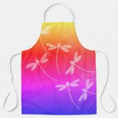 Libellen op waterkleed schort (Voorkant)