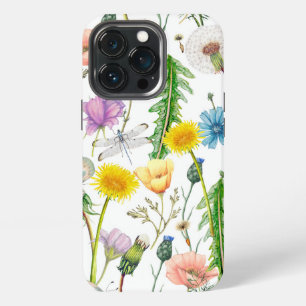 Libellen op wilde bloemen iPhone 13 pro hoesje