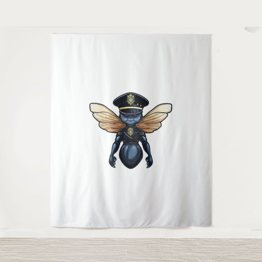 Libellen politie wandkleed (Voorkant)