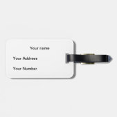 Libellen Prachtig Groen & Turquoise Twist Bagagelabel (Achterkant horizontaal)