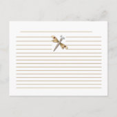 Libellen Receptkaarten Briefkaart (Achterkant)