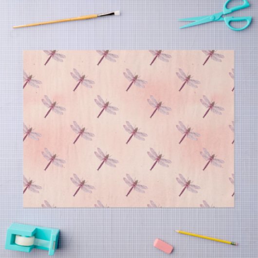 libellen Reeks Design 2 Weefselpapier Tissuepapier (Craft)