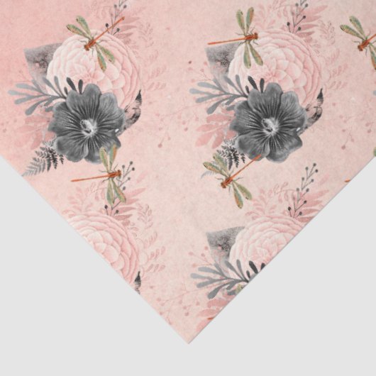 libellen Reeks Design 4 Weefselpapier Tissuepapier (Detail)