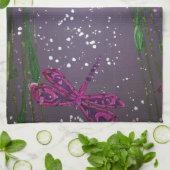 Libellen Serie Theedoek (Gevouwen)