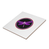 libellen tegel of trivet tegeltje (Zijkant)