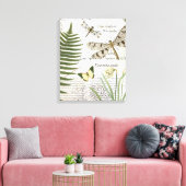 libellen uitgerekt canvas afdruk (Insitu (Woonkamer))