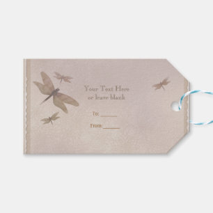 Libellen Vintage Libel Chic Elegant Favor Cadeaulabel
