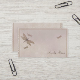 Libellen Vintage Libel Chic Elegant Op Maat Visitekaartje