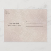 Libellen Vintage Libel Chic Save The Date Aankondigingskaart (Achterkant)