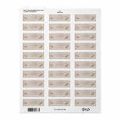 Libellen Vintage Libel Elegante Uitnodiging Etiket (Full Sheet)