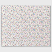 Libellen & vlinders inpakpapier (Vlak)